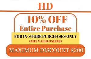 10% HD coupon
